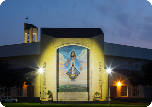 Basilica of our Lady San Juan del Valle. McAllen Church